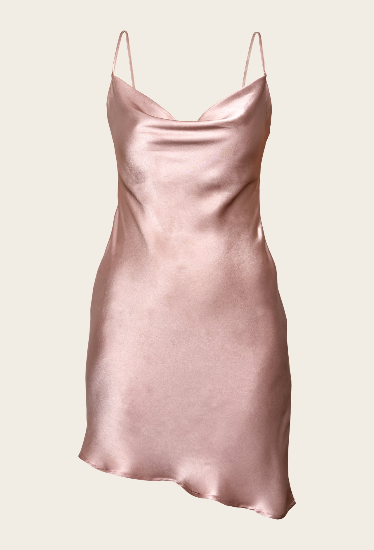 simple silky dress Front